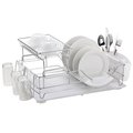 Home Basics Home Basics Metal 2-Tier Deluxe Dish Drainer ZOR96082